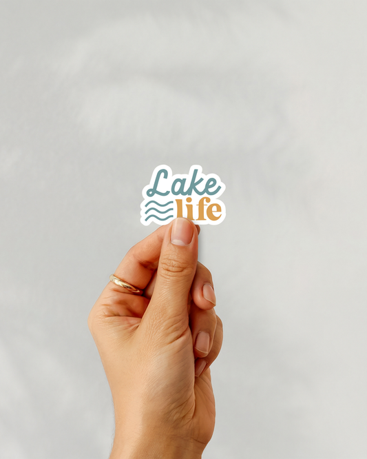 Lake Life Vinyl Sticker