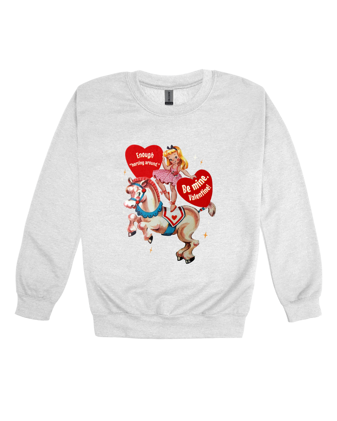Horsing Around Adult Sweatshirt
