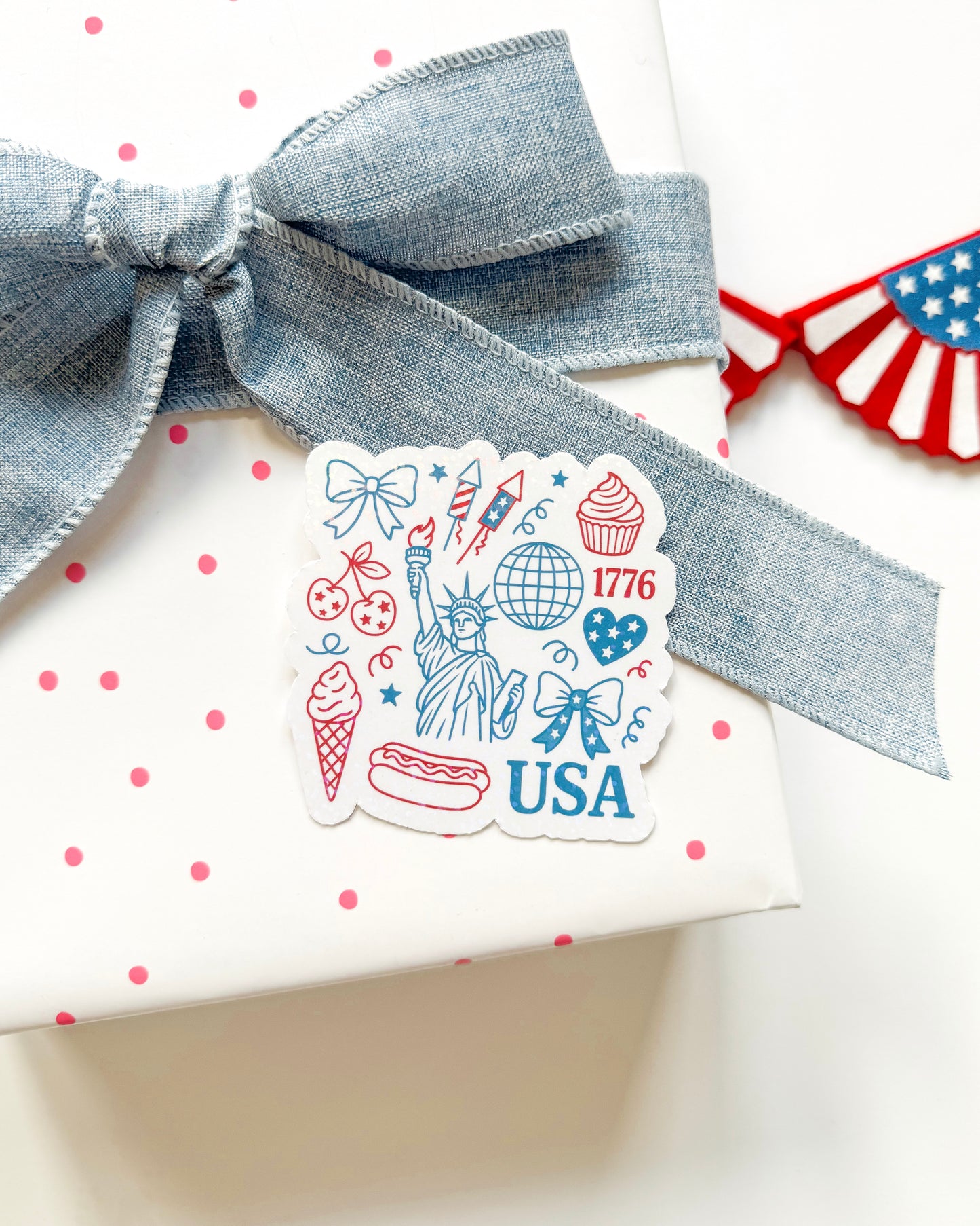 USA Vinyl Sticker
