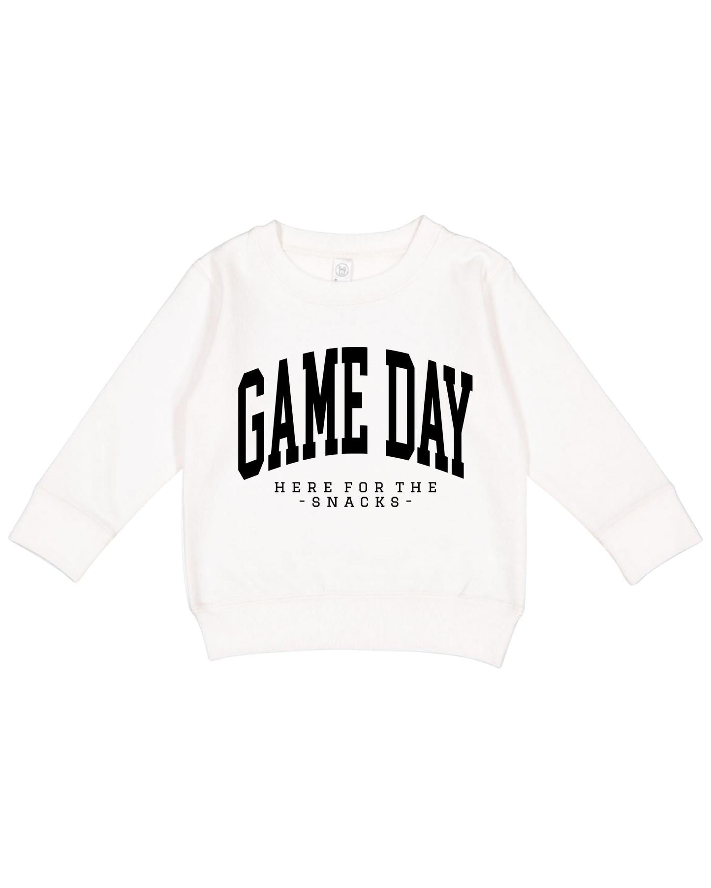 Game Day Snacks Toddler Sweatshirt