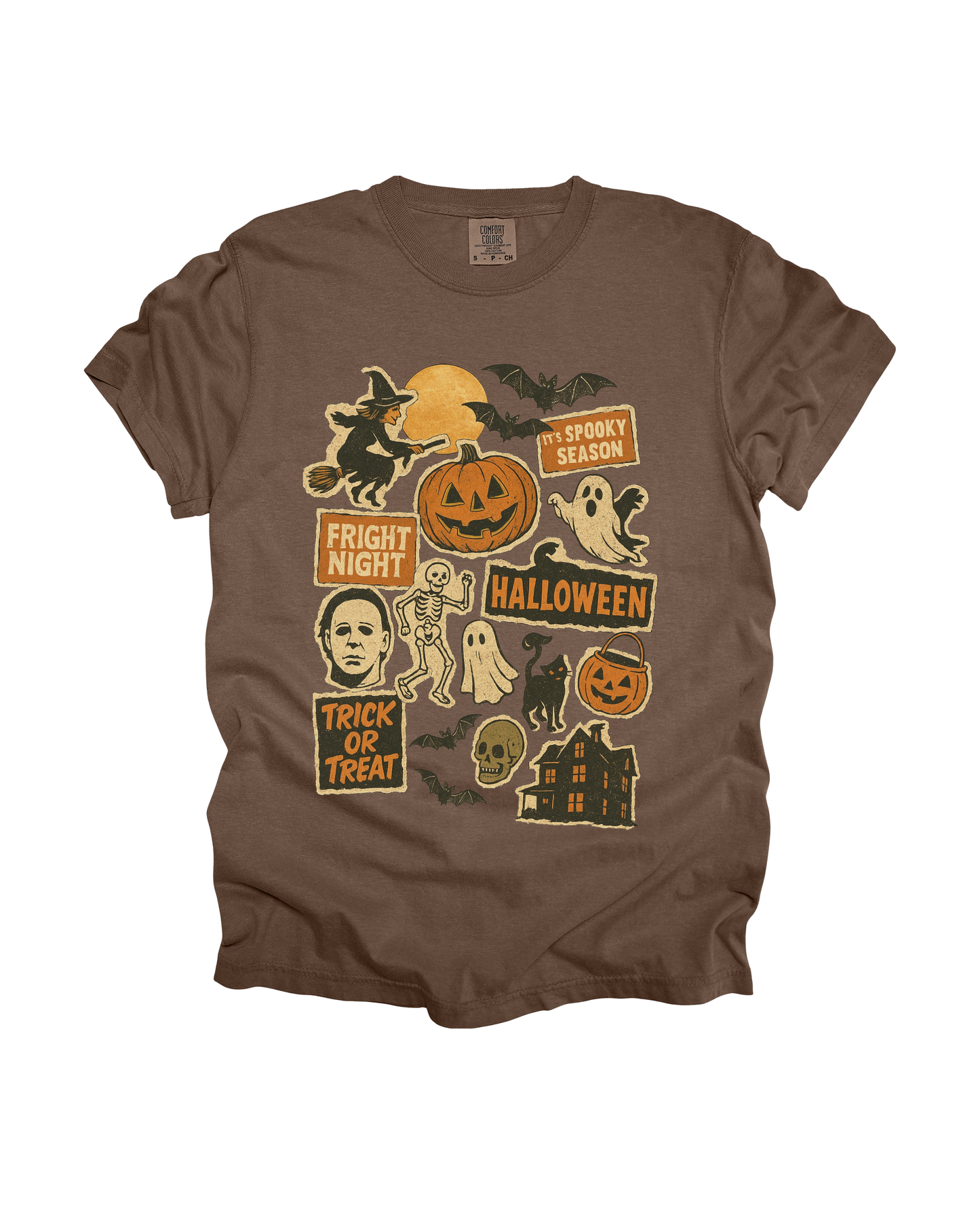 Vintage Halloween Charms Adult Tee