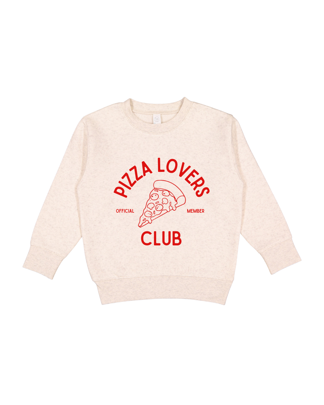 Pizza Lovers Club Toddler Sweatshirt