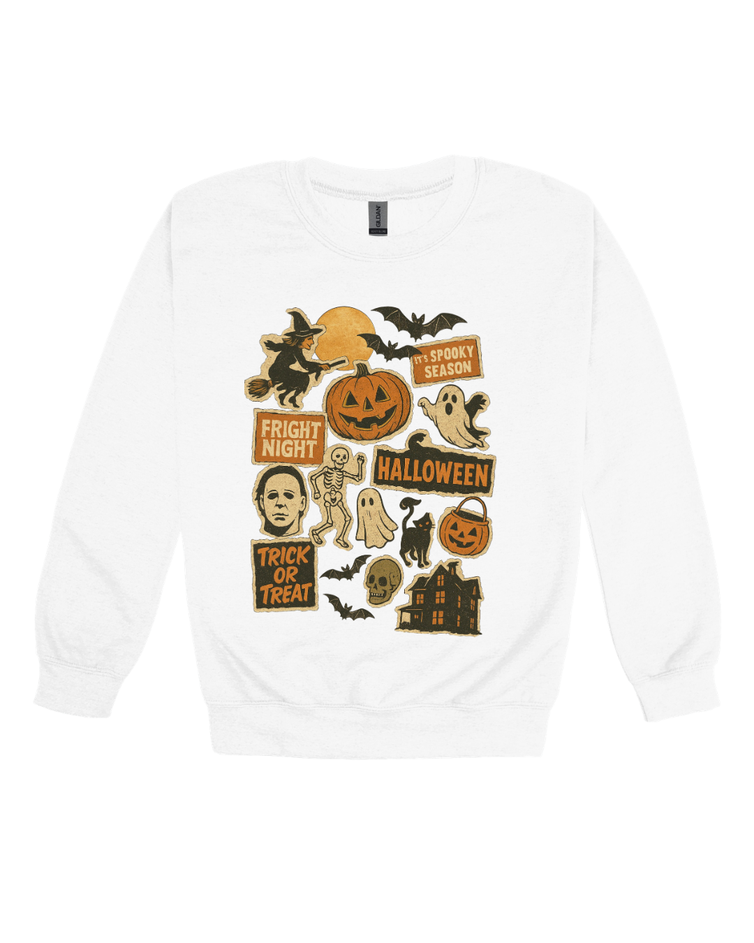 Vintage Halloween Charms Youth Sweatshirt