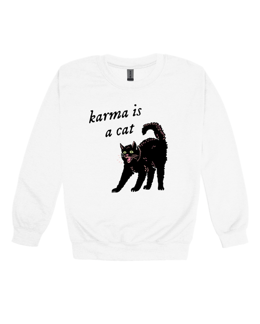 Karma Is A Cat Youth Sweatshirt