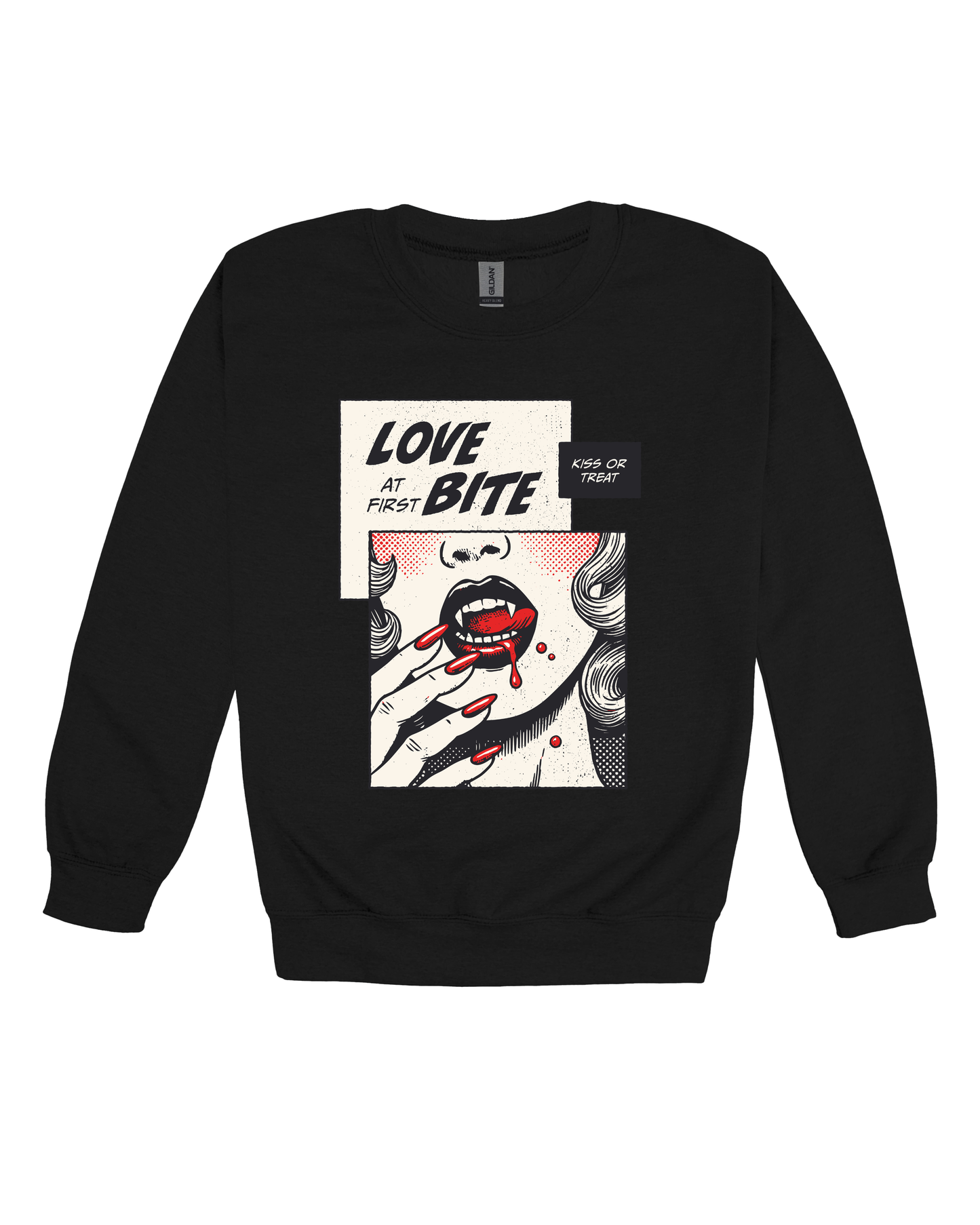 Love At First Bite Adult Sweatshirt