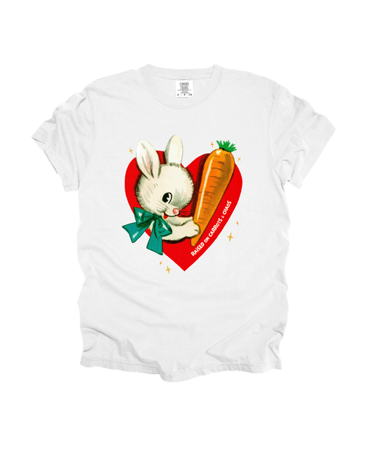 Raised On Carrots & Chaos Adult Tee