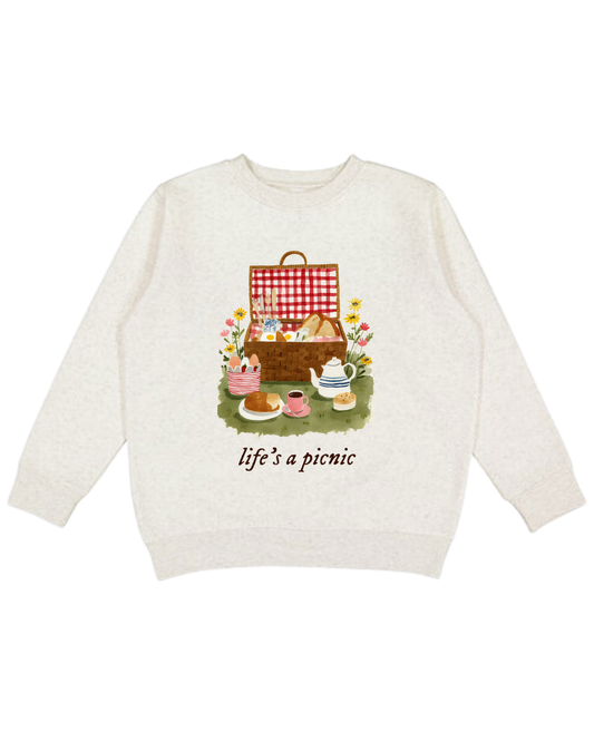 Life’s A Picnic Adult Sweatshirt