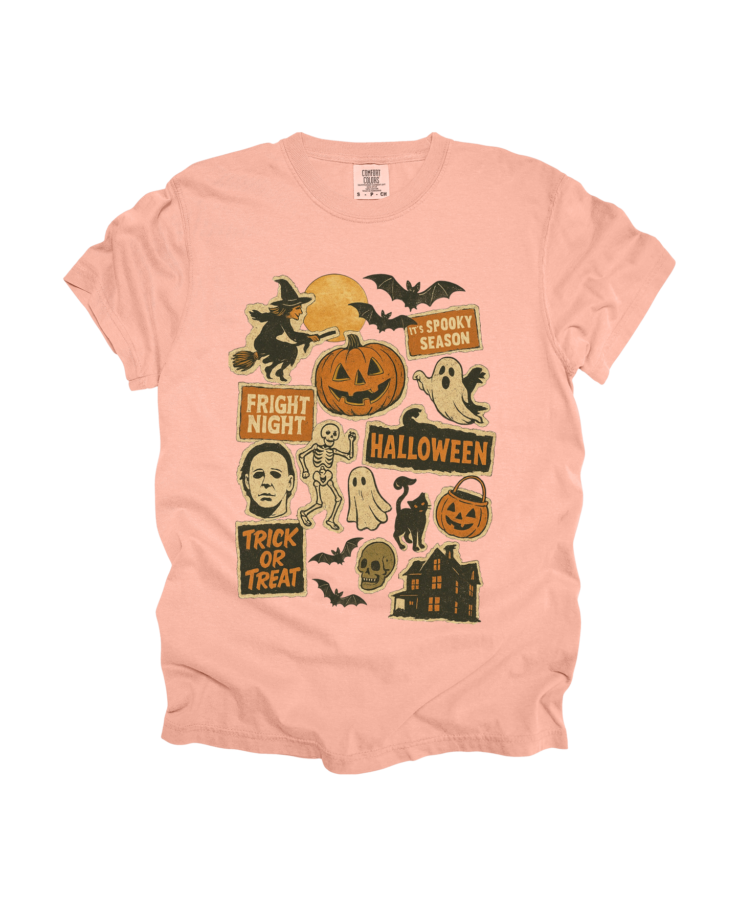 Vintage Halloween Charms Adult Tee