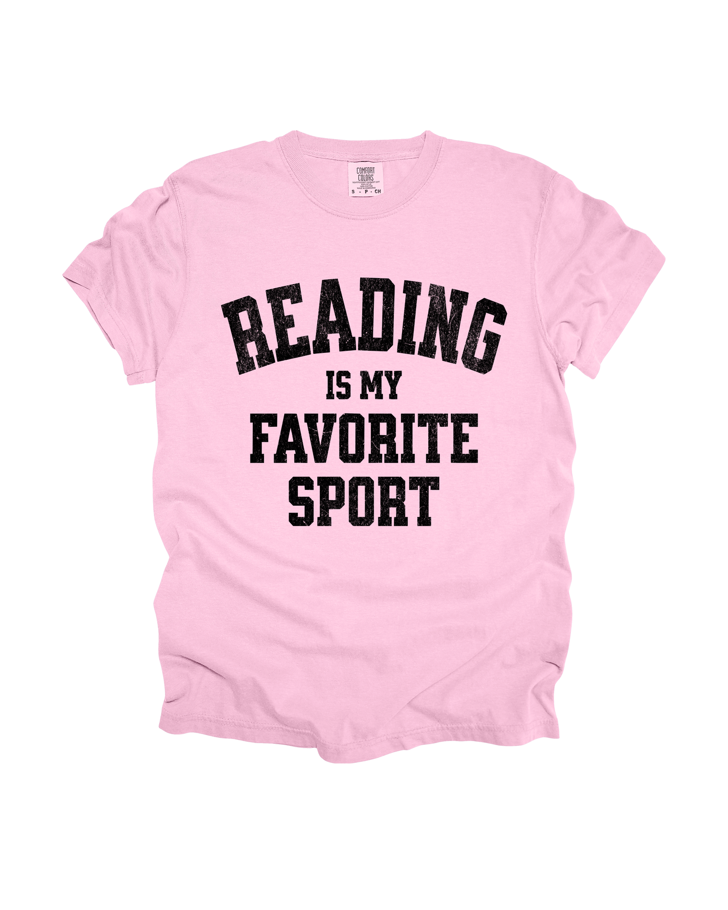 Reading Is My Favorite Sport Adult Tee