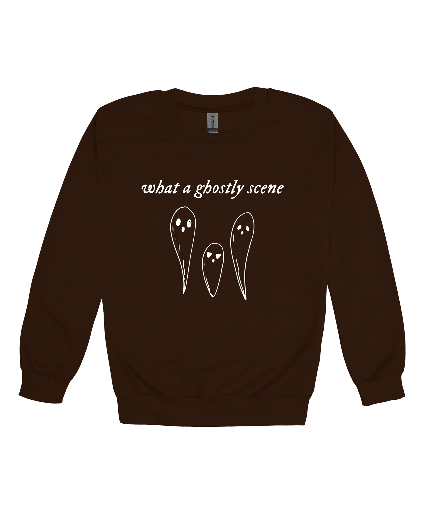 What A Ghostly Scene Adult Sweatshirt
