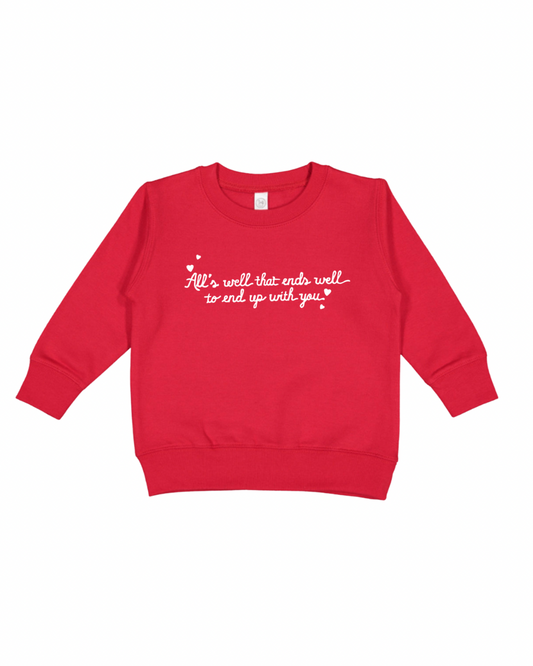 All’s Well Toddler Sweatshirt