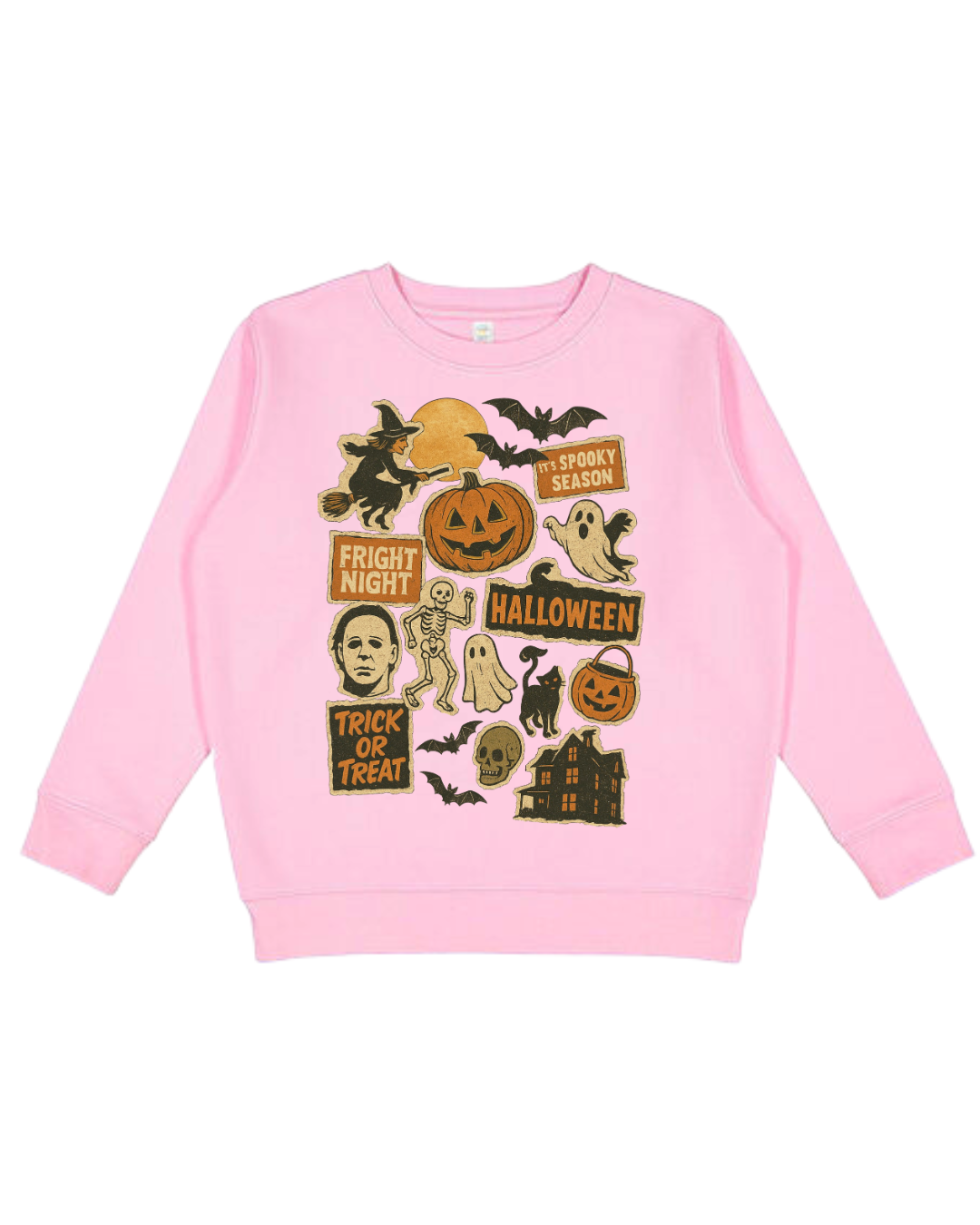 Vintage Halloween Charms Youth Sweatshirt