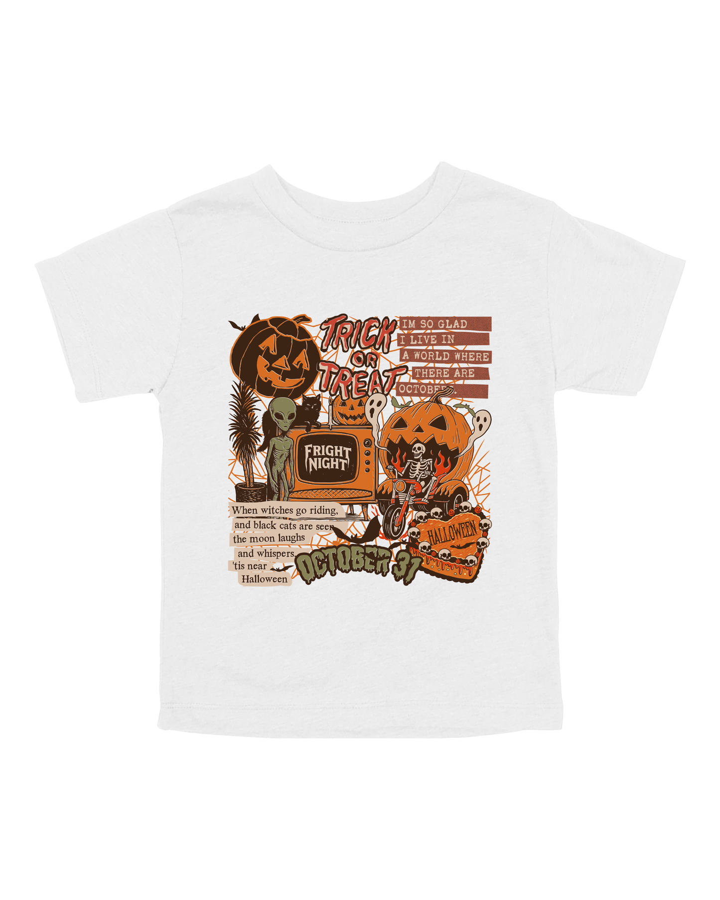 Vintage Halloween Collage Youth Tee