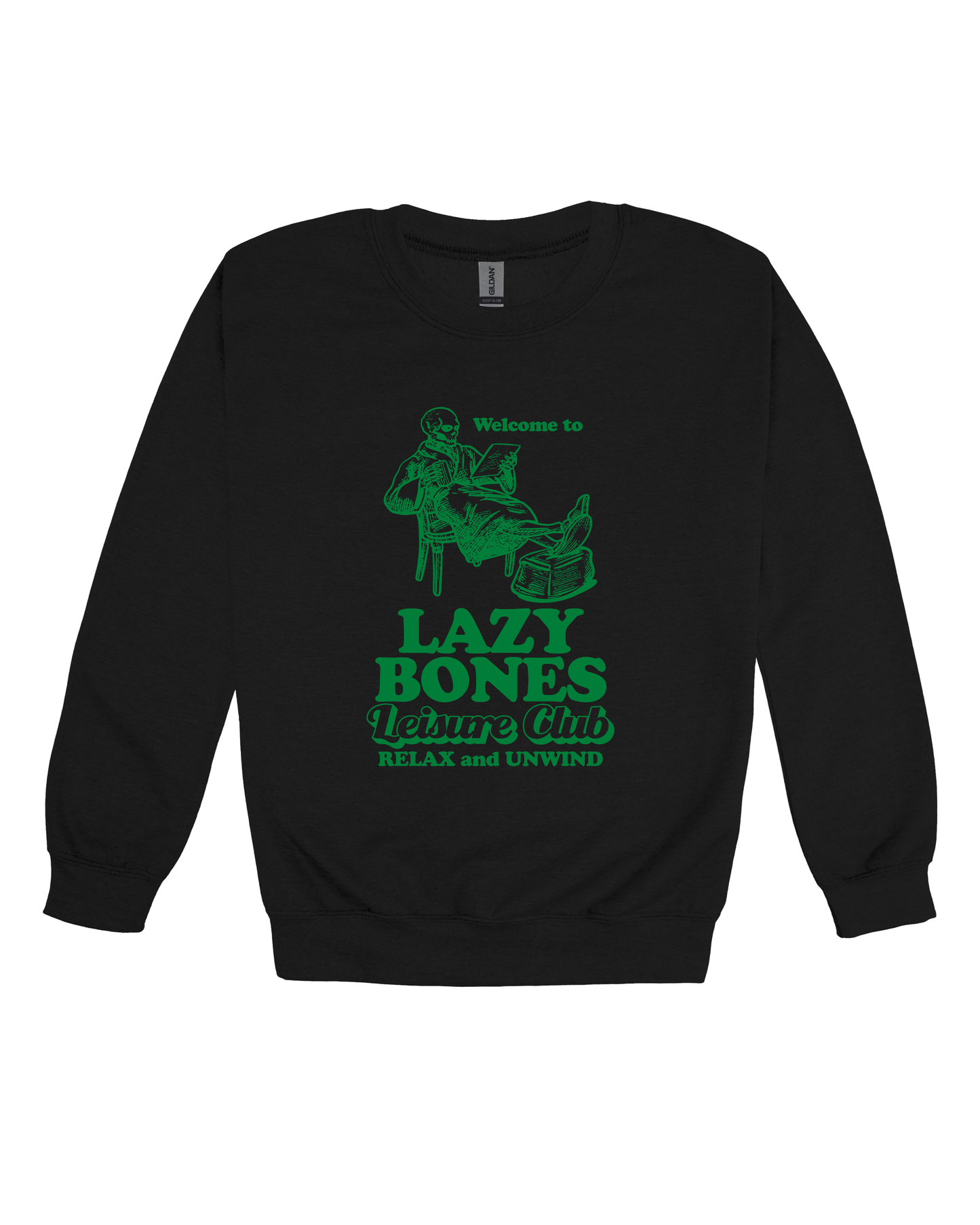 Lazy Bones Leisure Club Adult Sweatshirt