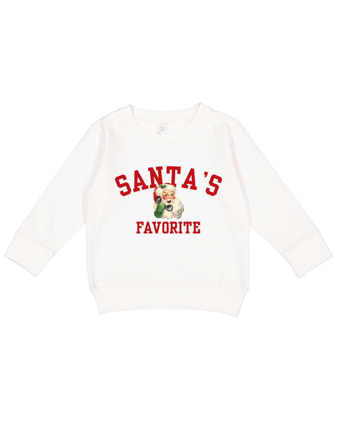 Santa’s Favorite Toddler Sweatshirt