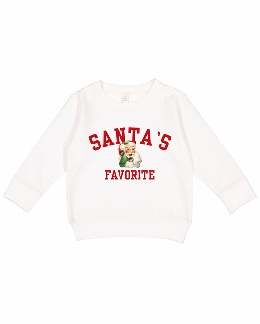 Santa’s Favorite Toddler Sweatshirt