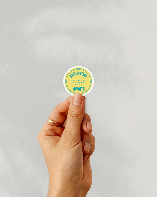 Adventure Awaits Vinyl Sticker