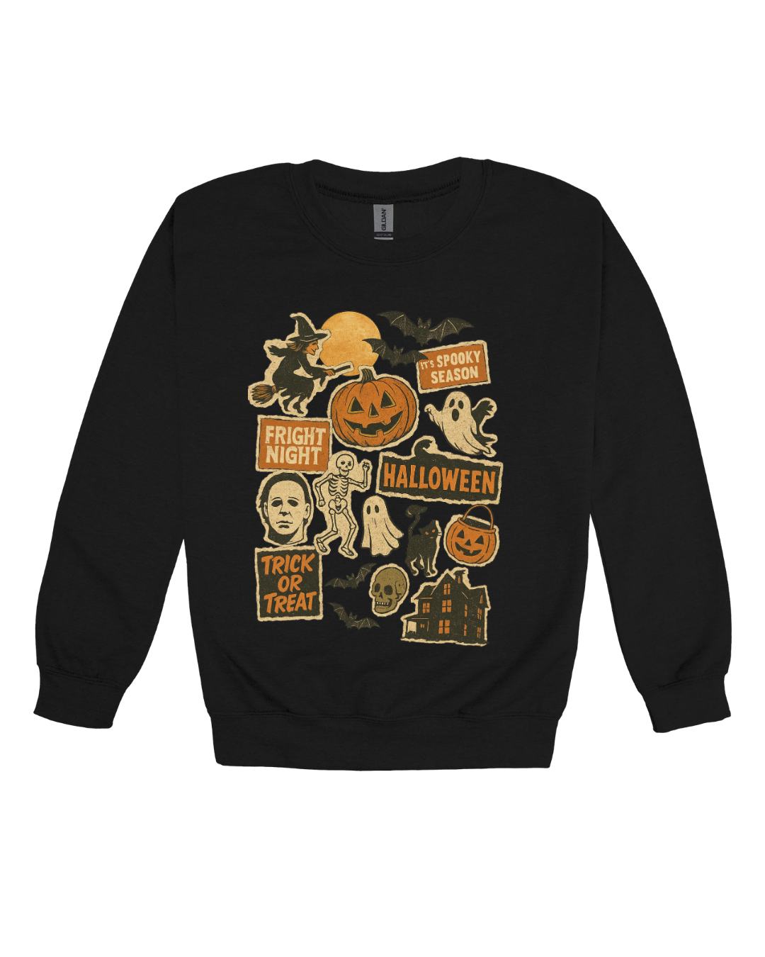 Vintage Halloween Charms Youth Sweatshirt