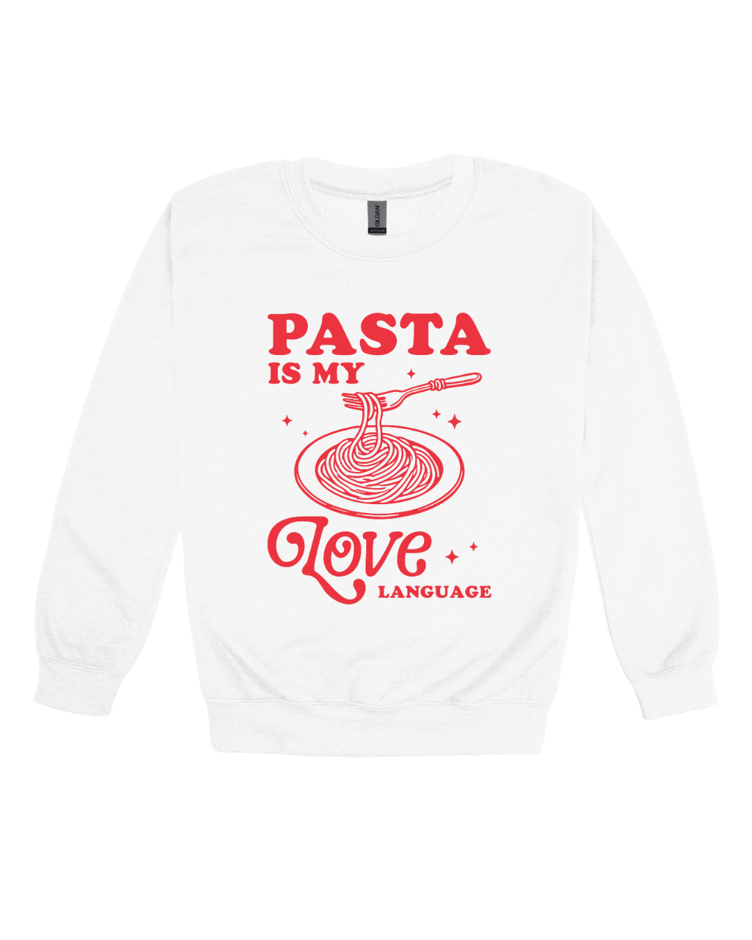 Pasta Is My Love Language Youth Sweatshirt