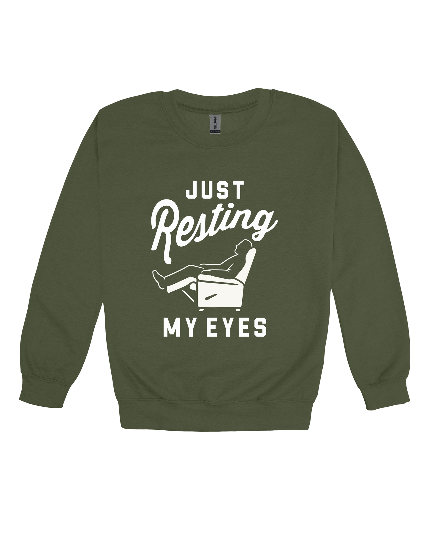 Just Resting My Eyes Adult Sweatshirt