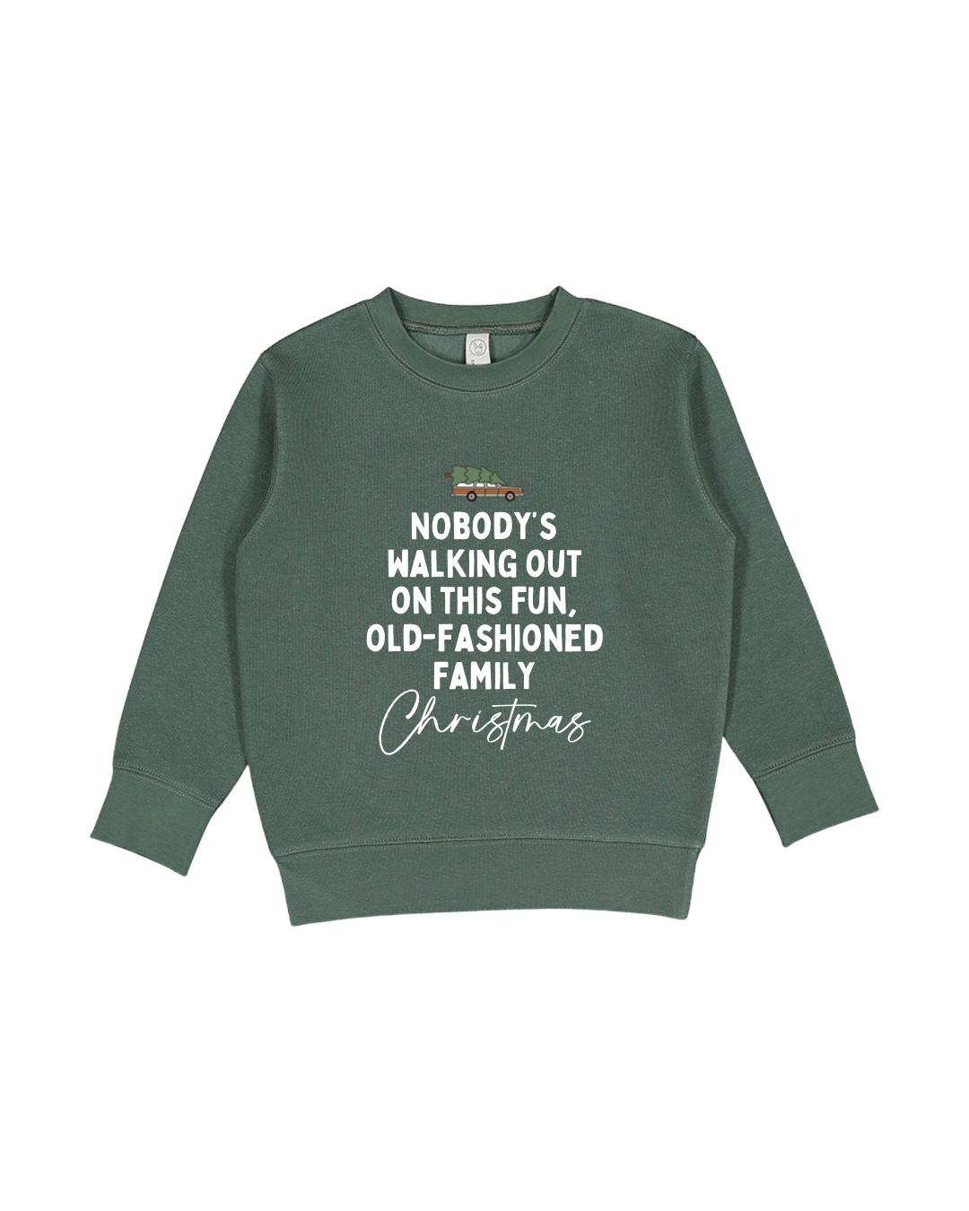 Old-Fashioned Family Christmas Toddler Sweatshirt