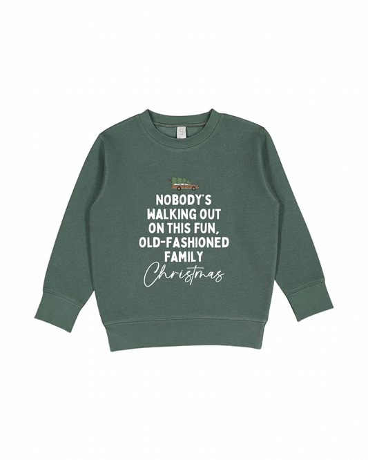 Old-Fashioned Family Christmas Toddler Sweatshirt