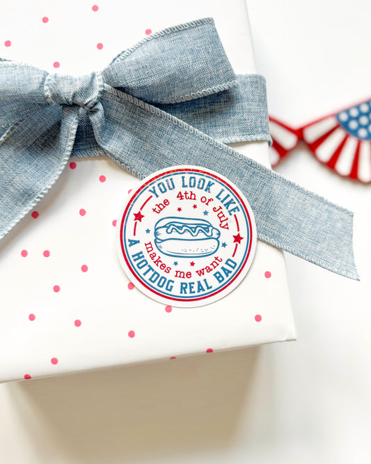 4th of July Vinyl Sticker