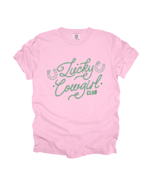 Lucky Cowgirl Club Adult Tee