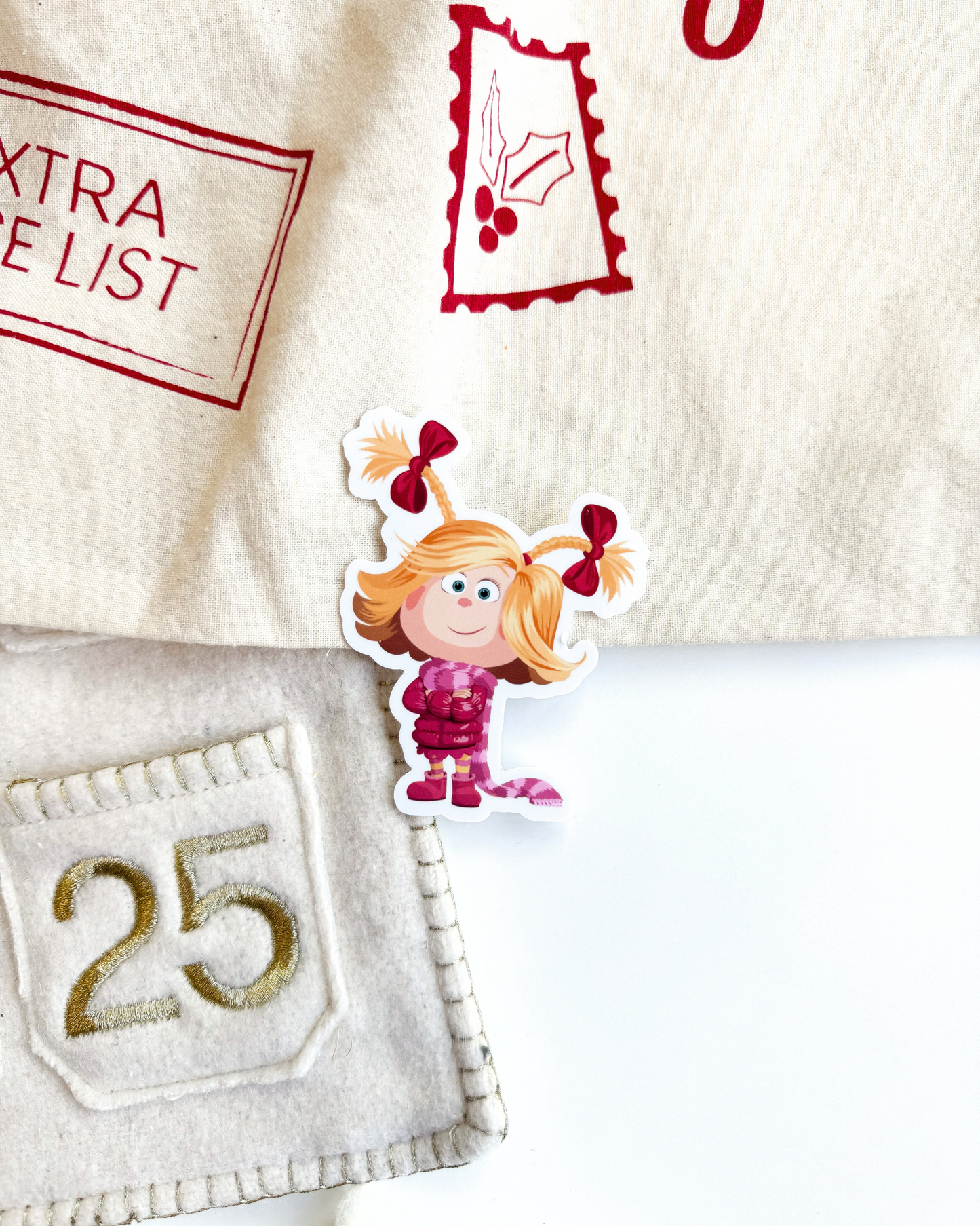 The Grinch Cindy Lou Who Vinyl Sticker