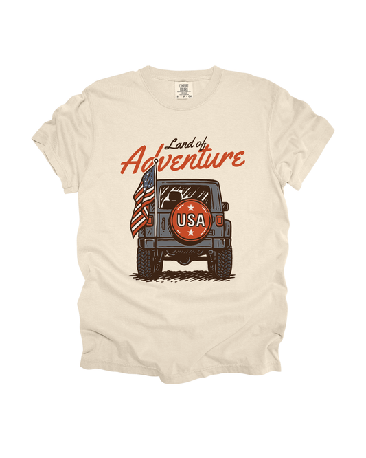 Land Of Adventure Adult Tee