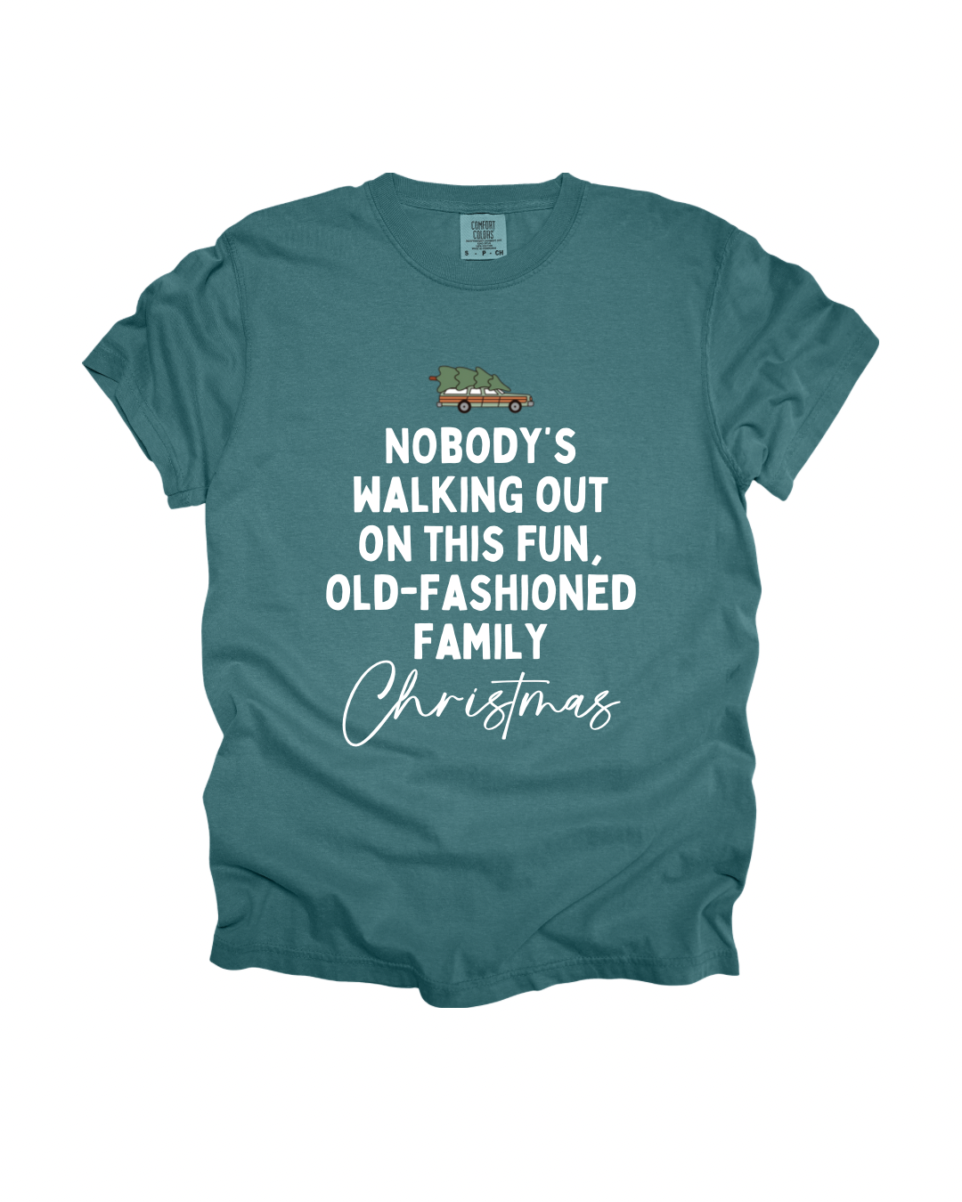 Old-Fashioned Family Christmas Adult Tee