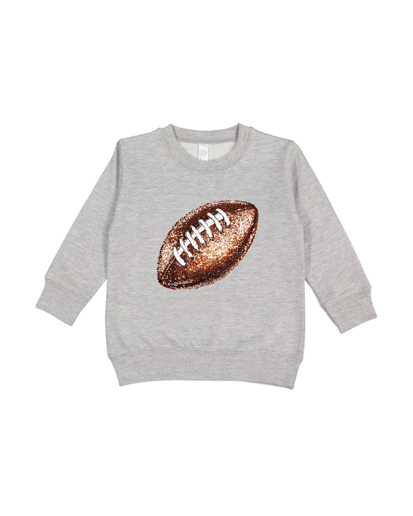 Sequin Football Toddler Sweatshirt