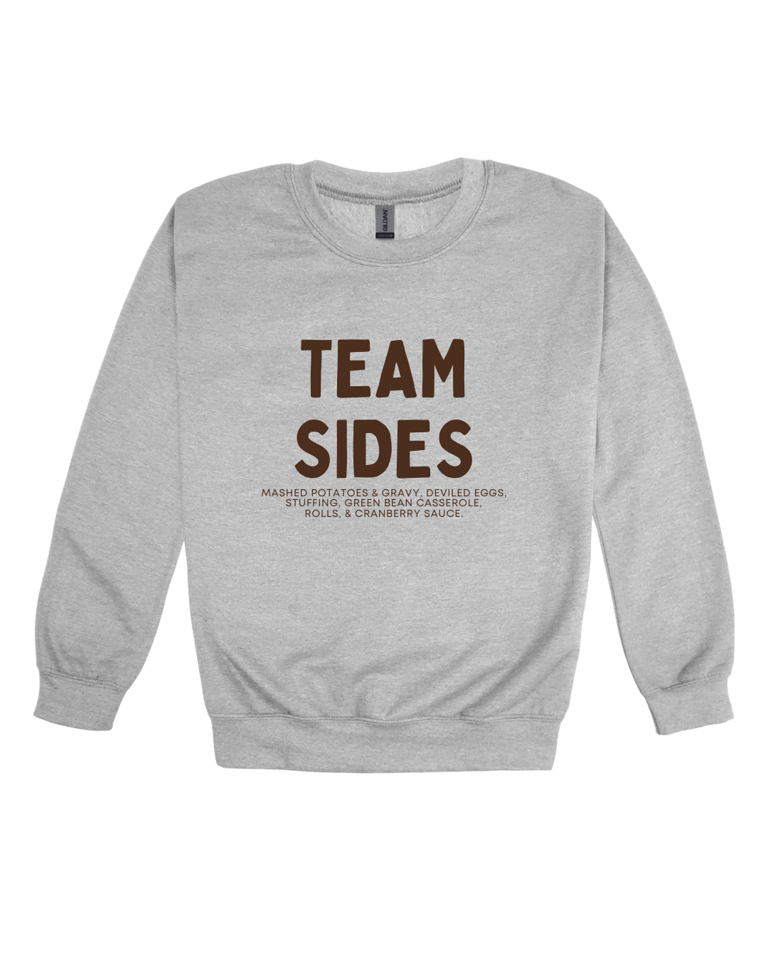 Thanksgiving Team Sides Adult Sweatshirt