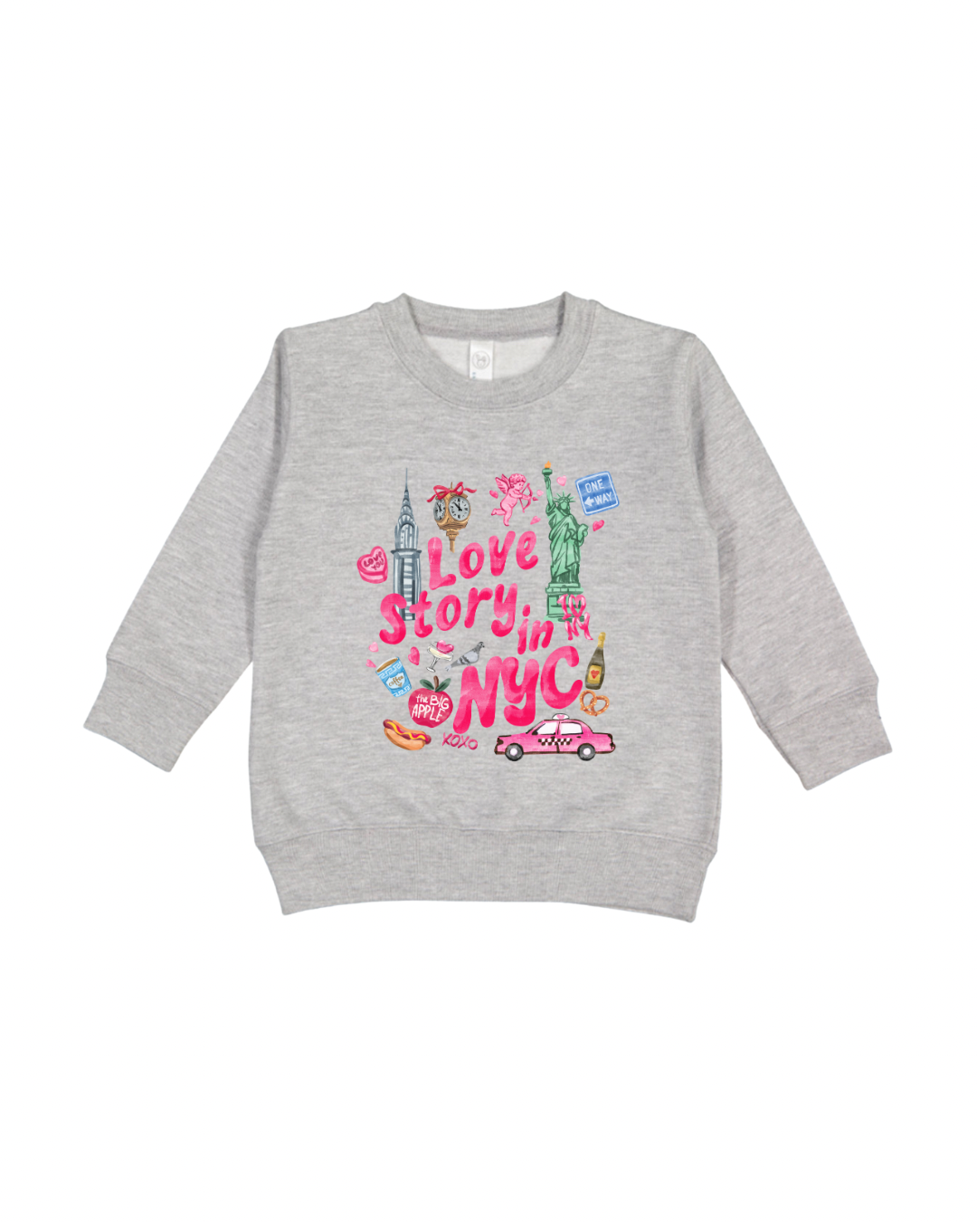 Love Story In NYC Toddler Sweatshirt