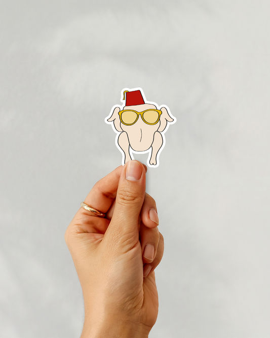 Thanksgiving Friends Vinyl Sticker