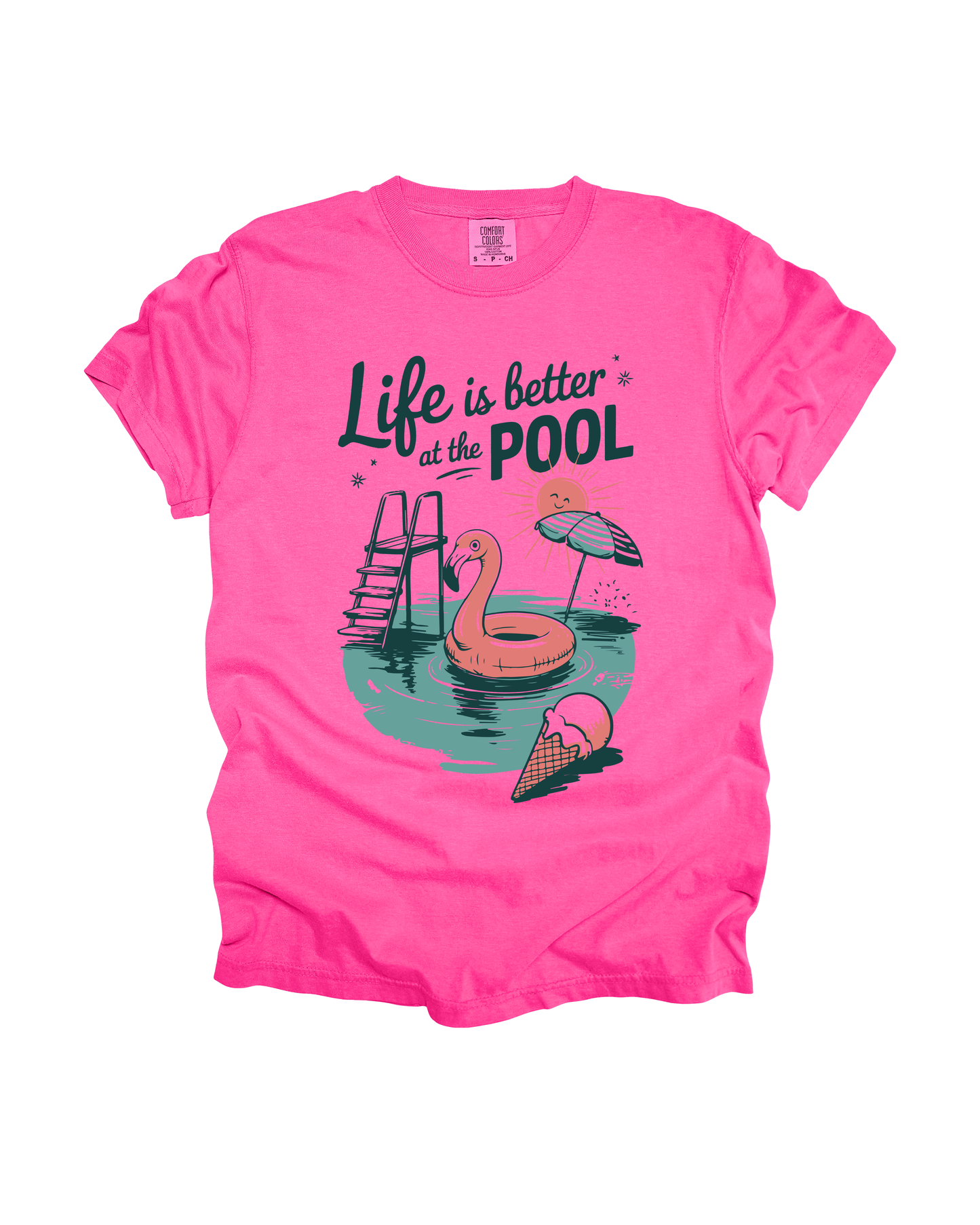Life Is Better At The Pool Adult Tee