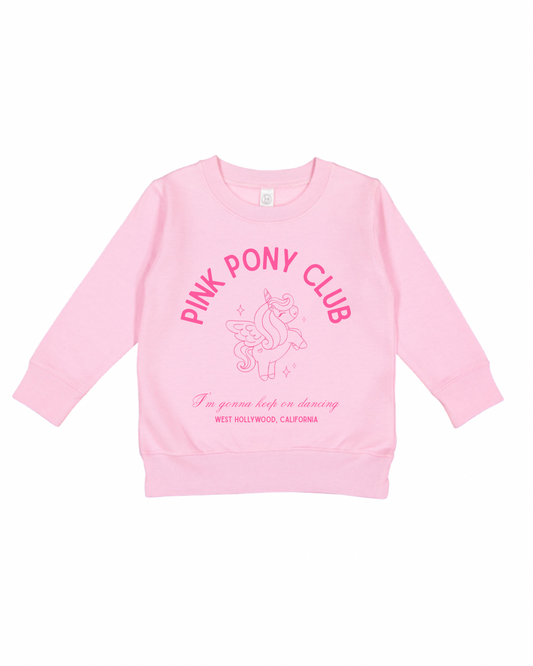 Pink Pony Club Toddler Sweatshirt