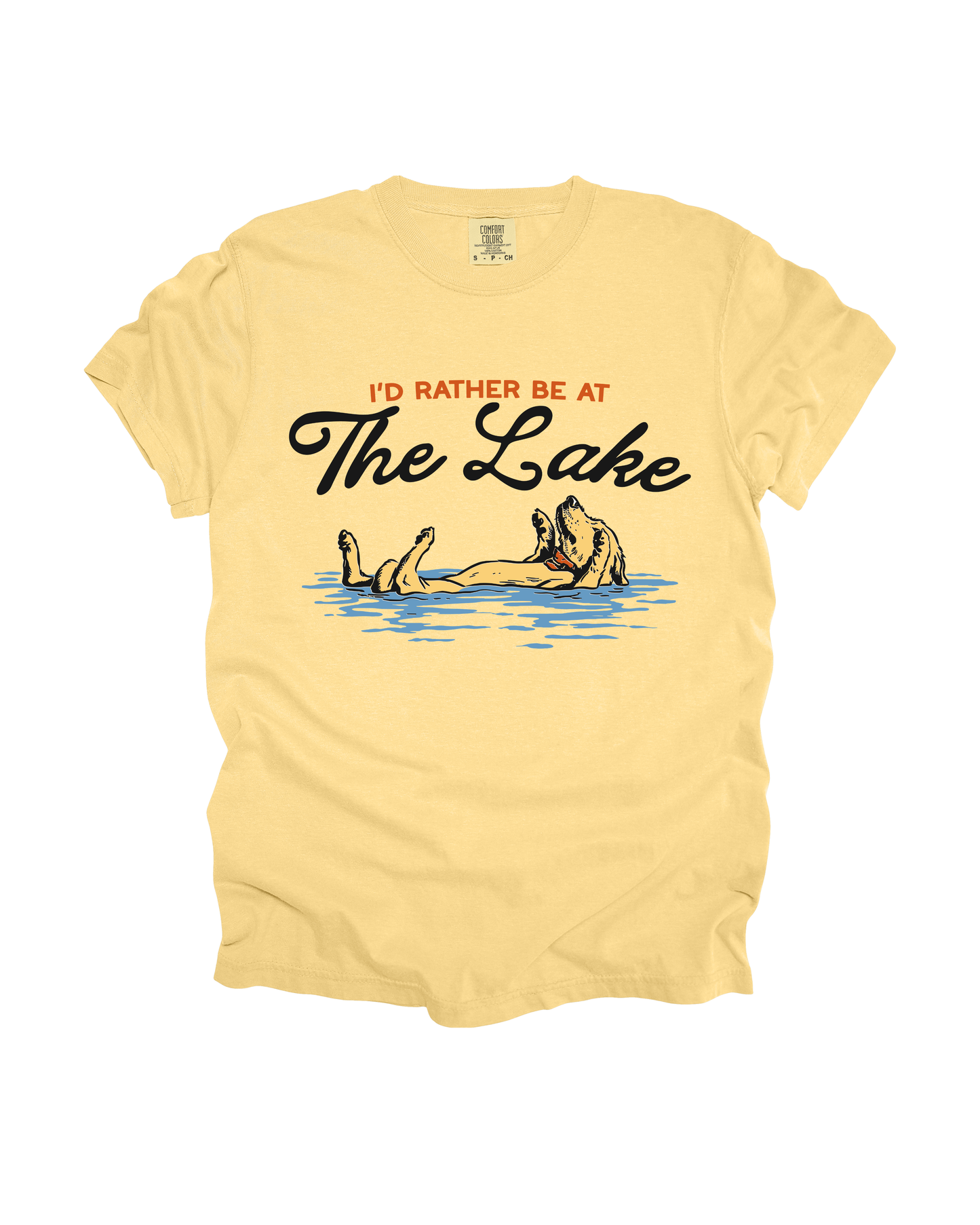 I’d Rather Be At The Lake Adult Tee