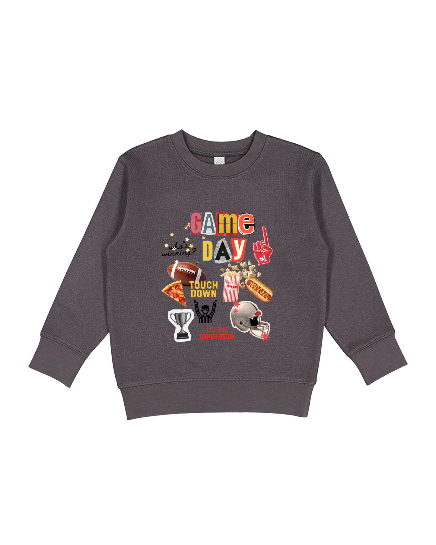Game Day Collage Toddler Sweatshirt