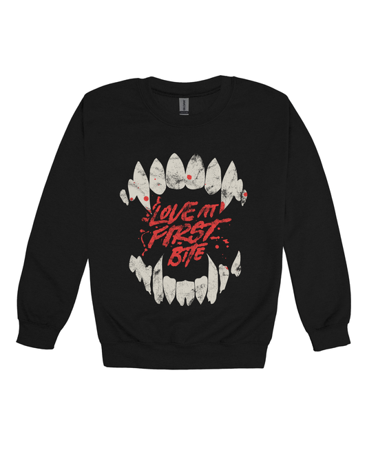 Love At First Bite Adult Sweatshirt