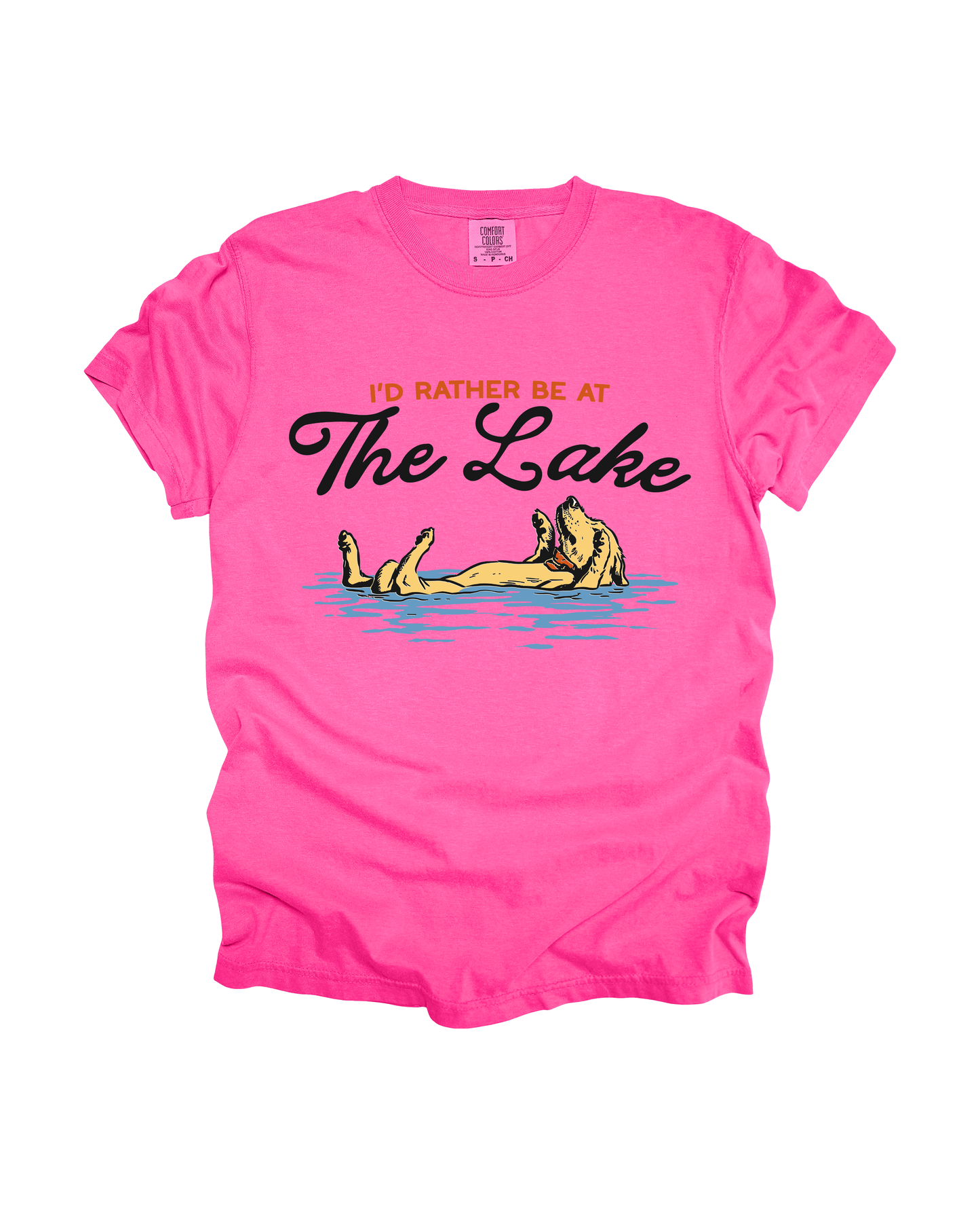I’d Rather Be At The Lake Adult Tee
