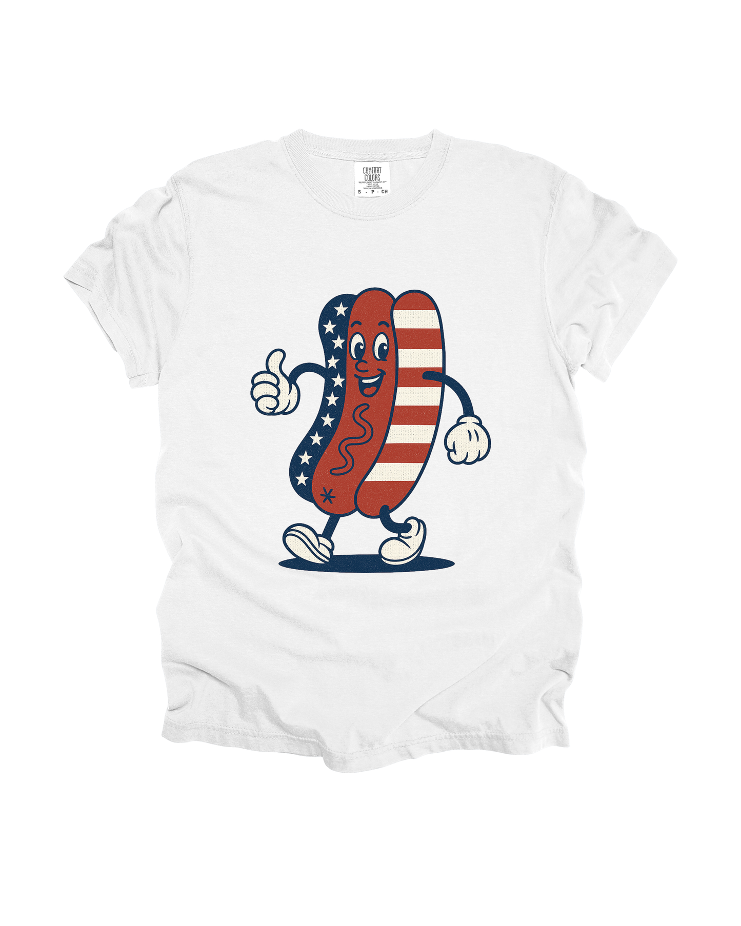 Patriotic Hot Dog Adult Tee