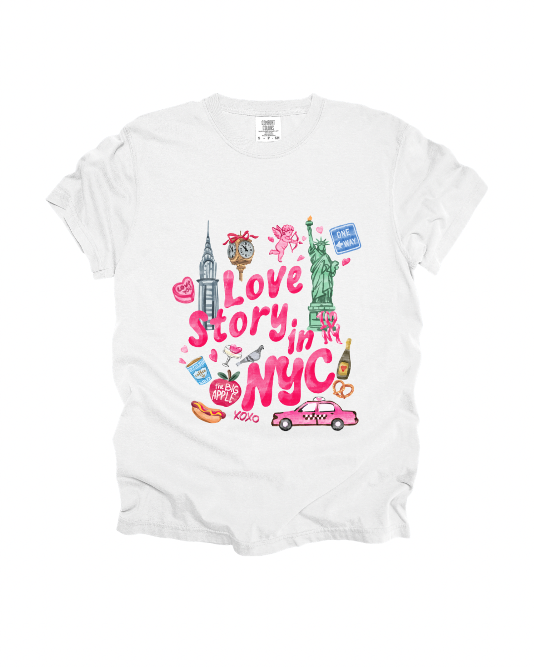 Love Story In NYC Adult Tee