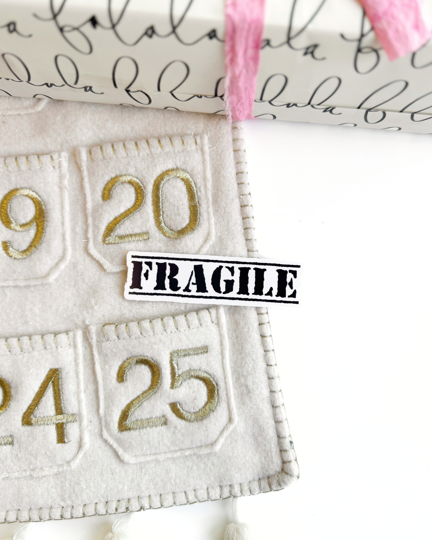 A Christmas Story Fragile Vinyl Sticker