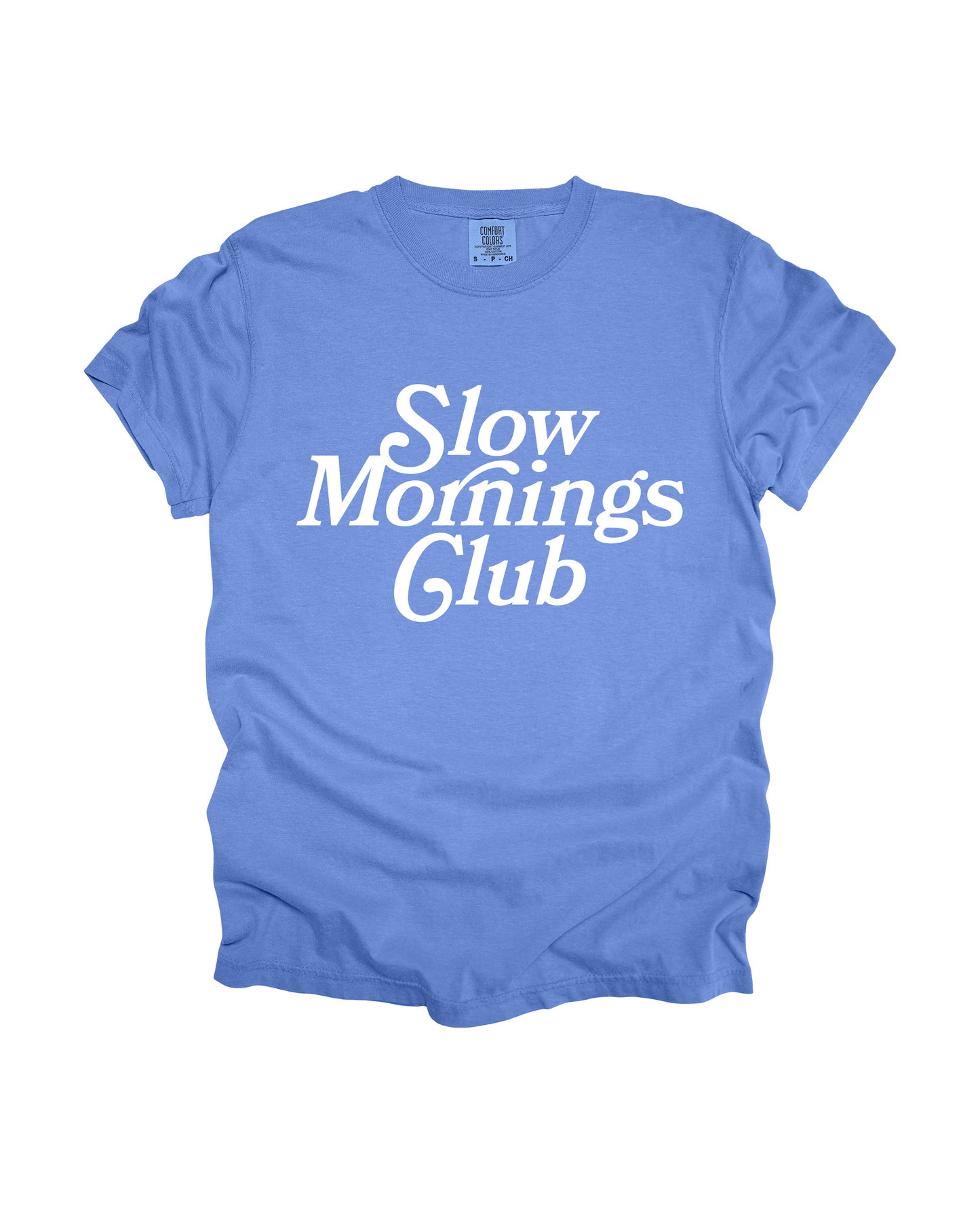 Slow Mornings Club Adult Tee