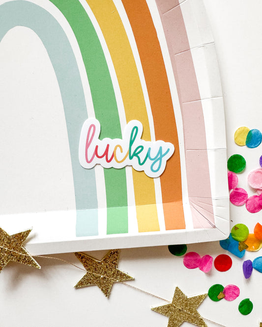 Lucky Vinyl Sticker