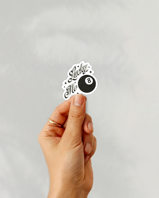 Lucky Me Vinyl Sticker