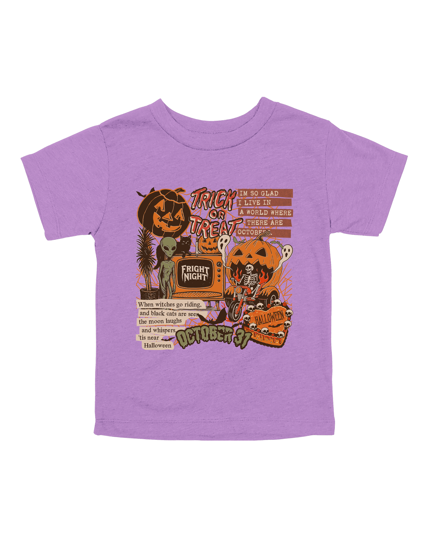 Vintage Halloween Collage Youth Tee