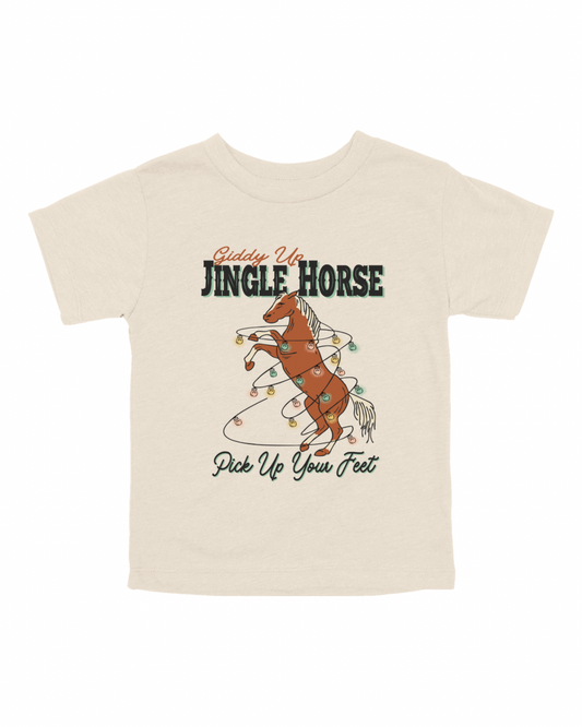 Giddy Up Jingle Horse Youth Tee