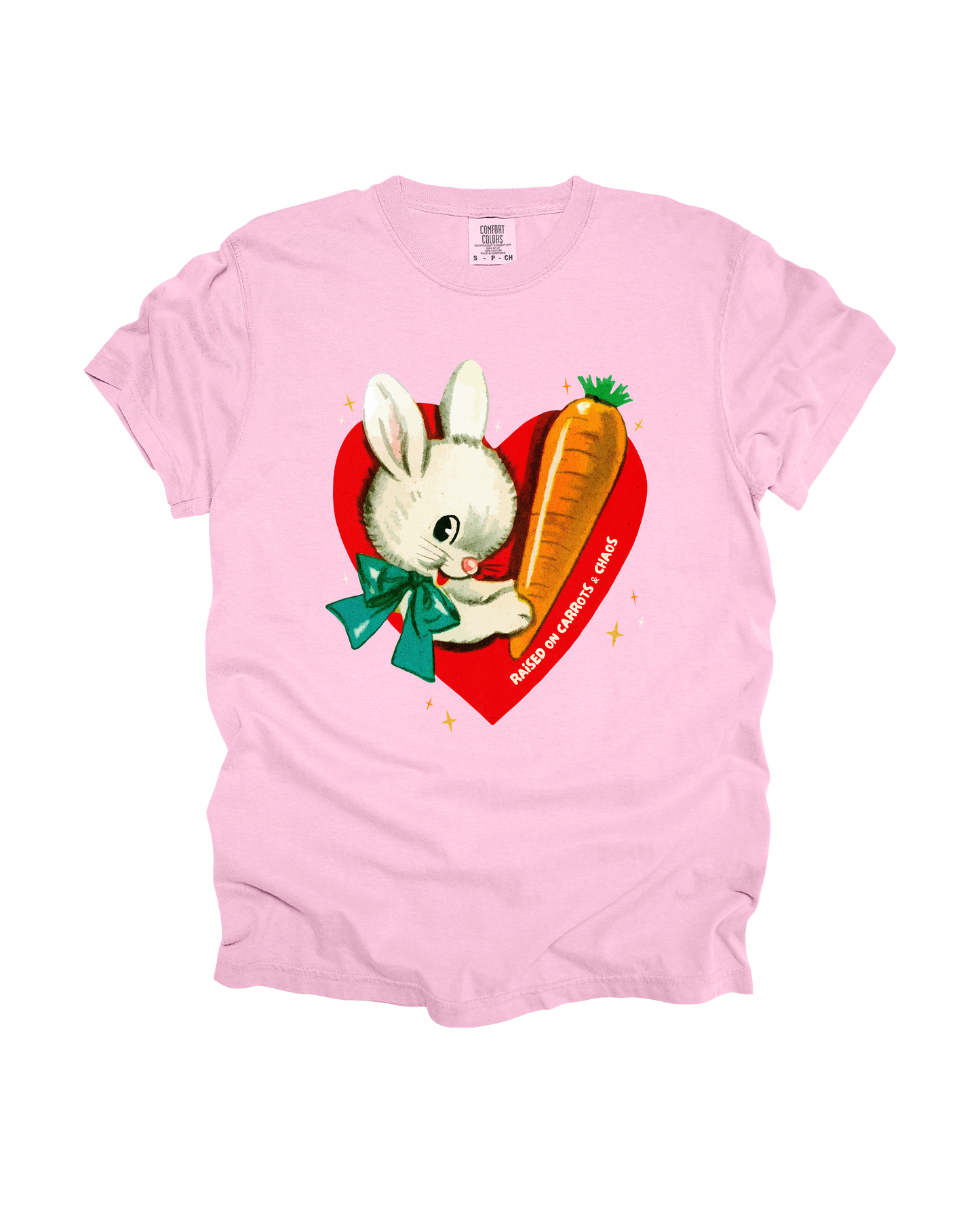 Raised On Carrots & Chaos Adult Tee